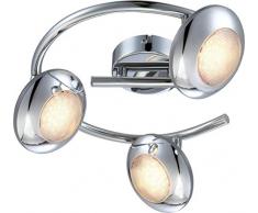 15 Watt LED Deckenleuchte Beleuchtung Deckenstrahler Strahler Lampe Leuchte Licht Globo 56217-3