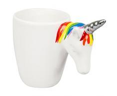 Out of the blue Tasse Kaffee Keramik-Griff-Einhorn