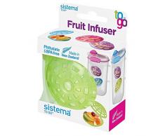 System 21129 to go Teesieb Polypropylen, rund, Mehrfarbig