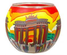 Himmlische Düfte Geschenkartikel GmbH Berlin Windlicht, Glas, bunt, 11x11x9 cm