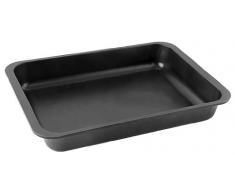 Zenker Ofenbackform (40 x 6 x 29 cm) SPECIAL COOKING, rechteckige Ofenform mit Antihaftbebeschichtung, Backform mit extra hohem Rand (Farbe: Schwarz), Menge: 1 Stück
