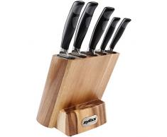 Zyliss E920186 Control Messer-Block Set mit 5 KÃ¼chenmessern, Edelstahl, schwarz, 20 x 5 x 0,5 cm, 6 Einheiten