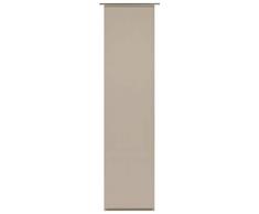 GARDINIA Flächenvorhang (1 Stück), Schiebegardine, Lichtdurchlässig, Stoff waschbar, Beige, 60 x 245 cm (BxH)
