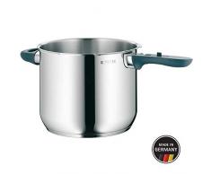 WMF Perfect Plus Schnellkochtopf Unterteil 6,5l ohne Deckel, Schnelltopf 22 cm, Cromargan Edelstahl poliert, Induktion, 2 Kochstufen, Einhand-Kochstufenregler
