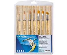 Da Vinci JUNIOR Schulmalpinsel in Bambusmatte transparent