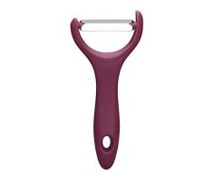 Fiskars Gemüseschäler, Y-förmig, Rostfreier Stahl, Merlot, Inspiration, 1027501