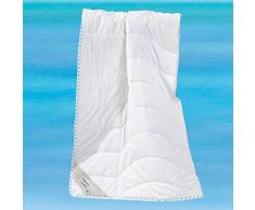 Garanta Leinen KBA Sommerdecke, Baumwolle, Weiss, 135x200 cm