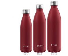 FLSK Das Original New Edition Edelstahl Trinkflasche – Kohlensäure geeignet | Die Isolierflasche hält 18 Stunden heiß und 24 Stunden kalt | ohne BPA und rostfrei
