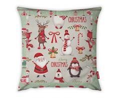 Bonamaison Dekorativ Kissenhülle, Kissenbezug, Zierkissenbezug, Wohnkultur, Für Sofa, Kaffeestube, Größe: 45X45 cm - Entworfen und hergestellt in der Türkei