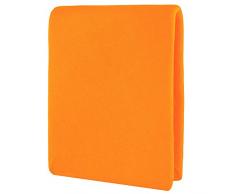 CelinaTex Aqua Wasserbett Boxspringbett Spannbettlaken 140x200-160x220 cm orange Baumwolle Bettlaken Elastan