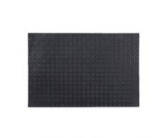 Relaxdays Gummi Fußmatte 60 x 40 cm Fußabtreter komplett aus Gummimaterial mit Anti-Rutsch-Funktion Schmutzfangmatte zum Abtreten Outdoor Gummimatte als Schmutzmatte und Tür Eingangsmatte, schwarz
