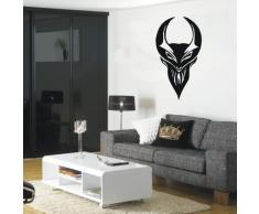 INDIGOS 4052166016933 Wandtattoo W125 Maske, Hörner, Fantasy Wandaufkleber 80 x 44 cm, pink