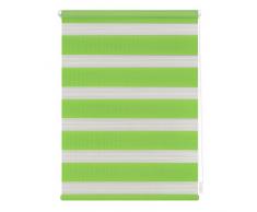 Lichtblick Duo-Rollo Klemmfix, 80 cm x 200 cm (B x L) in GrÃ¼n, ohne Bohren, Doppelrollo fÃ¼r Fenster & TÃ¼ren, moderner Sichtschutz, innovative Kombination aus Rollo & Jalousie