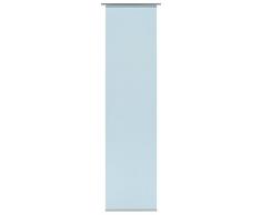 Gardinia Flächenvorhang Stoff Digitaldruck Uni aqua 60 x 245 cm