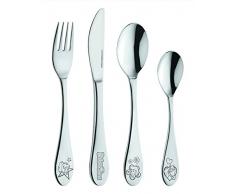 Bibi & Tina Kinderbesteckset 4tlg, Edelstahl Edelstahlbesteck, Mehrfarbig, 21 x 14 x 2.5 cm