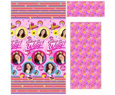 Disney Soy Luna 90 Bettwäsche, Baumwolle, Rosa,