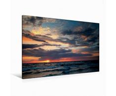 Premium Textil-Leinwand 120 cm x 80 cm quer WarnemÃ¼nde | Wandbild, Bild auf Keilrahmen, Fertigbild auf echter Leinwand, Leinwanddruck