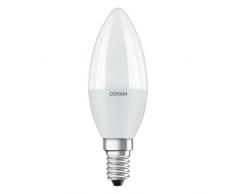 Osram LED Star Classic B Lampe, Sockel: E14, Warm White, 2700 K, 8 W, Ersatz für 60-W-Glühbirne