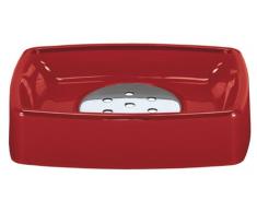 Kleine Wolke 5061459853 Easy Seifenschale, mohnrot