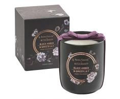 RITZENHOFF Aroma Naturals Noir Duftkerze, Black Amber & Ginger Lily, in Geschenkverpackung