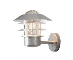 Konstsmide Modena 7303-320 Wandleuchte / B: 22cm T: 26cm H: 24cm / 1x60W / IP44 / galvanisiert/verzinkt