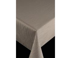 Friedola 44691 Tischdecke Flair Royal, Design-Stripes Earth, 40 x 140 cm