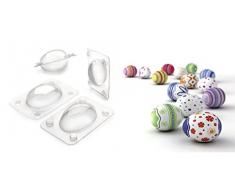 MAAJ® PRALINENFORM/SCHOKOLADENFORM ZUM GIEßEN OSTEREIER 3er-SET