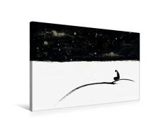 Calvendo Premium Textil-Leinwand 75 cm x 50 cm quer, Meditation | Wandbild, Bild auf Keilrahmen, Fertigbild auf echter Leinwand, Leinwanddruck Kunst Kunst