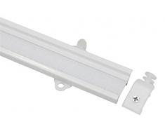 Gardinia Paneelwagen 60 cm weiß 60, Aluminium, 60 x 2.9 x 0.5 cm