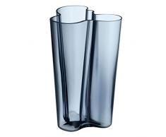 Iittala 1007825 Alvar Aalto Collection Vase, 251 mm, Regenblau