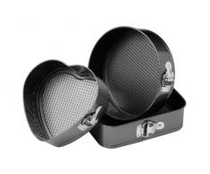 Premier Housewares Ecocook Bratpfanne, schwarzes Aluminium, weiße Keramikbeschichtung