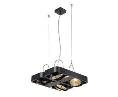 SLV Aixlight R2 Square Qrb111 Pendelleuchte, Halbrund, 4Xg5.3, maximum 4X50 W 159060