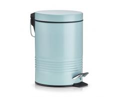 Zeller 18788 Treteimer, 3 ltr., Metall, mint, ca. Ø 16,5 x 24,5 cm