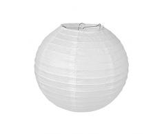 Pajoma Papier Lampe Laterne Lampion Weiss 10 Stück für Party Hochzeit Dekoration (30 x 30 cm)