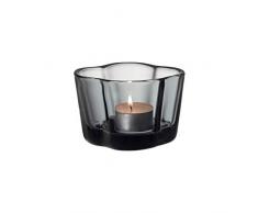 Iittala Alvar Aalto Collection Windlicht, Glas, grau, 60mm