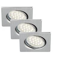 Briloner Leuchten LED Einbaustrahler, Einbauleuchte, Deckenspot, LED Einbauspot, Deckeneinbauleuchte, Deckeneinbaustrahler, Einbaulampe, Einbaustrahler Set, Einbaulampen Decke, Einbauleuchten, schwenkbar