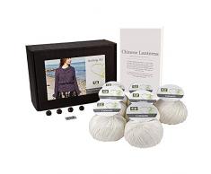 DesignEtte S, Ägyptische Baumwolle, Stricken, Chinesische Laternen 911, Creme