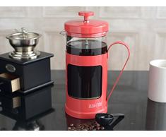 La Cafetiere - MN080800 - Monaco Kaffeebereiter edelstahl - rot - 8 cup