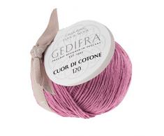 Gedifra Cuor di Cotone 9810021-01066 orchidee Handstrickgarn, Baumwolle