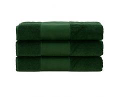 A&R Towels A&Print-Me Handtuch, Dunkelgrün, One Size, 50 x 100 cm