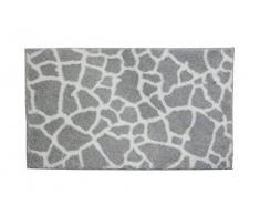 SCHÖNER WOHNEN-Kollektion, Mauritius, Badteppich, Badematte, Badvorleger, Design Steine - creme, Oeko-Tex 100 zertifiziert, 60 x 100 cm