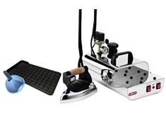 Lelit PS09/D Dampf-Bügelstation, Silberfarben, 23.5x40x26cm