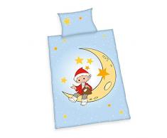 Herding Sandmännchen Bettwäsche-Set, Cotton, Mehrfarbig, 40 x 60 cm, 100 x 135 cm