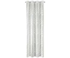 Eurofirany Camila Ösengardine Creme 140x250, Polyester, Weiß, 250 x 140 x 1 cm