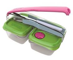 Bama Break Lunchbox, Mehrfarbig, 24 x 15 x 10,5 cm