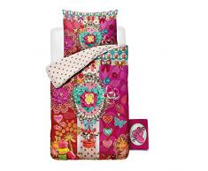 Herding Bettwäsche, Baumwolle, Rosa, 135 x 200 cm