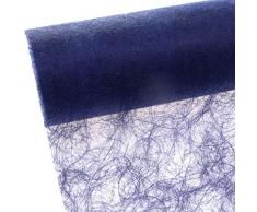 Deko AS GmbH Sizoflor Tischband dunkelblau 30 cm Rolle 25 Meter 60 035-R