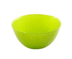 Bohemia Cristal 093 012 017 Play of Colors ca. Ø 210 mm grün aus Kalk-Natron-Glas Schale, 10.3 x 21 x 10.3 cm