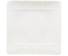 Villeroy & Boch 10-4511-2610 Modern Grace Grey Speiseteller, 27 x 27 cm, Premium Bone Porzellan