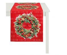 APELT 5157 _45x135_Fb. 30 Tischläufer, Baumwolle, rot, 45 x 135 x 0.5 cm